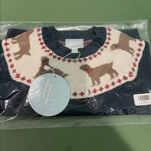 Little English lab sweater NWT